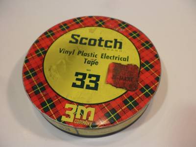 Scotch Brand Tape TIN #33 Minnesota Mining & Mfg. Co. & 1 Roll Tartan ...