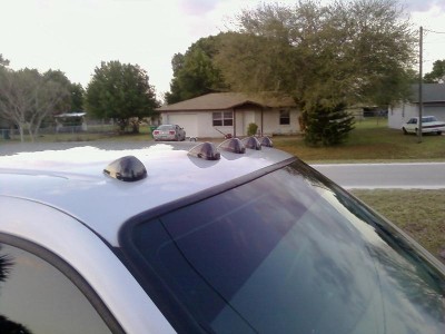 Ford f350 smoked cab lights
