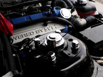 2007-2014 Shelby GT500 Billet Aluminum Engine Cap Set (6 Pieces) - Ford Mustang Cobra By Scott Drake
