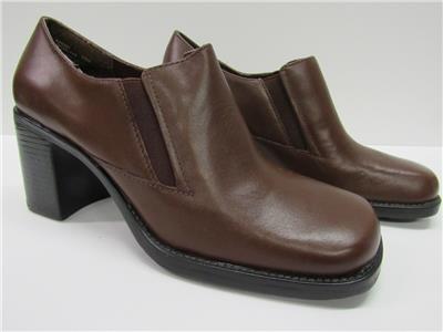 white mountain leather shoes