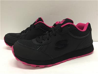 NEU SKECHERS Damen Sneakers Turnschuh Memory Foam OG 82 CLASSIC KICKS Schwarz