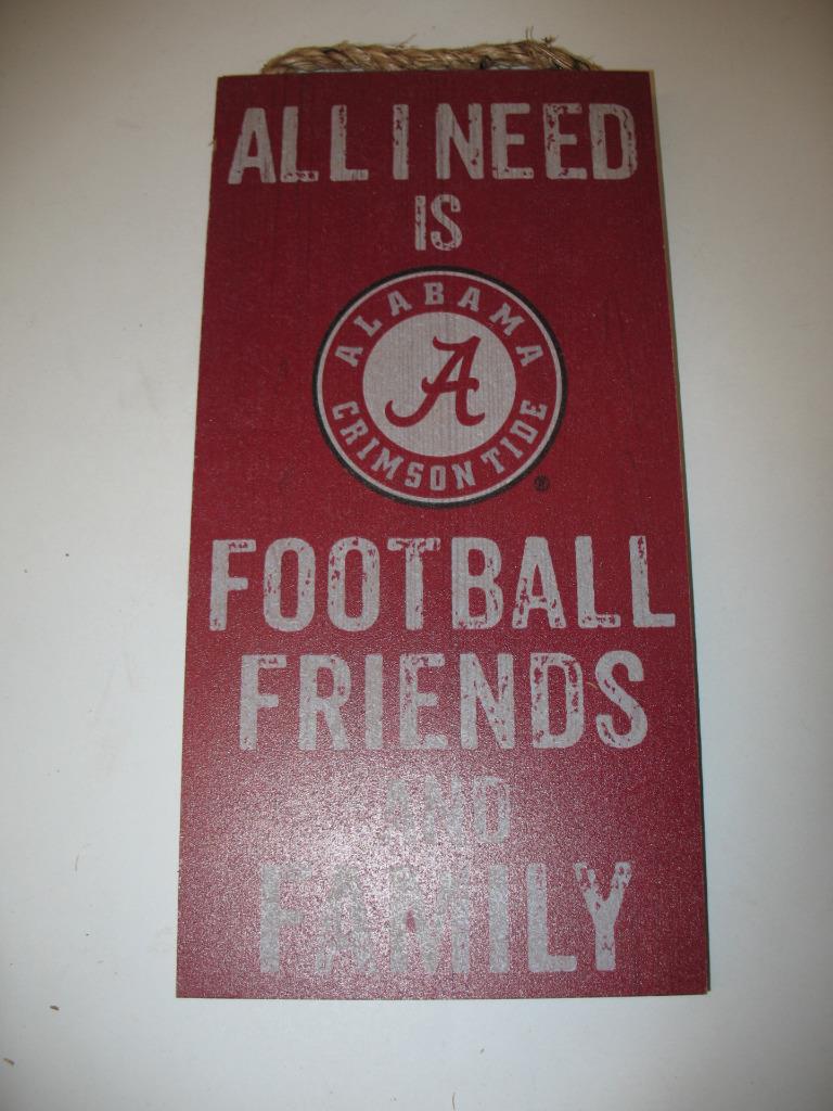 Licensed NCAA Alabama Crimson Tide Football Wood Wall ...