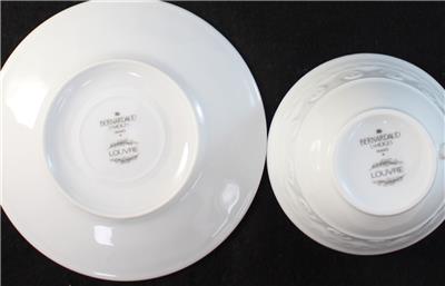 Bernardaud LOUVRE 2 Cup & Saucer Sets 0542 GREAT CONDITION | eBay