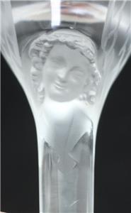 4 Flûtes à Champagne Lalique Ange – Cristal – Signées – Excellent État – Fabriquées En France