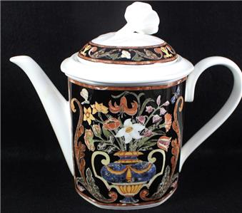 Villeroy Boch INTARSIA Coffee Pot with Lid Bone China A+ CONDITION