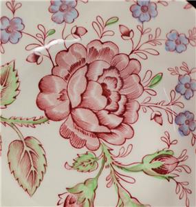 Johnson Brothers Rose Chintz Pink (England 1883 Stamp) Group