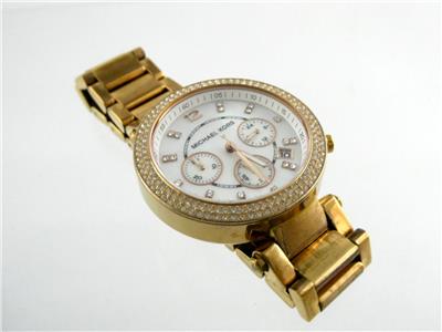 Michael Kors Rose Goldtone Chronograph Watch MK 5491 With  display picture 1