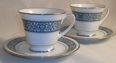 Noritake Larue Lot of 2 Cup and Saucer Sets #6913 | eBay