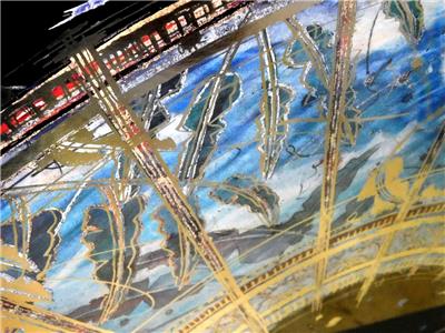 William Gatewood Metallic Lithograph Olan Fan Ii Excellent