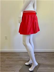 STELLA MCCARTNEY Adidas Red White Poly Blend Perforated