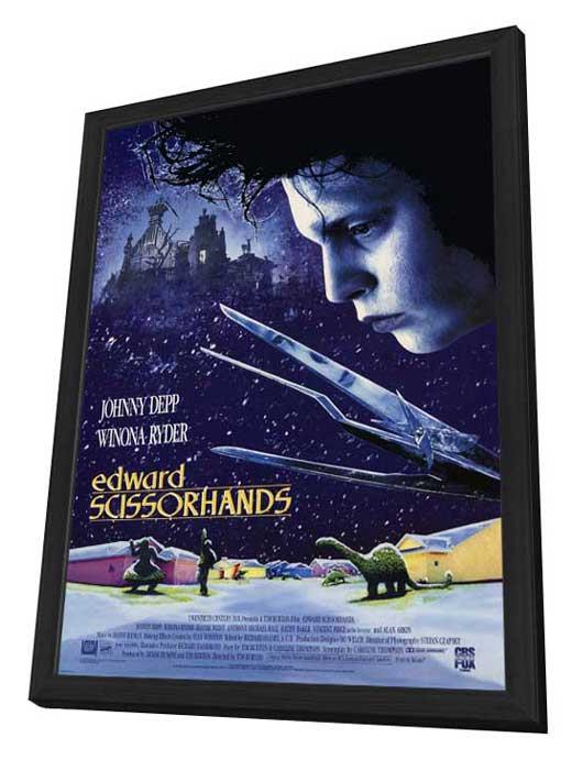 Edward Scissorhands Johnny Depp Repro Advert POSTER