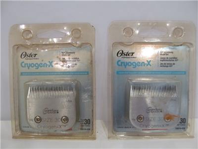 OSTER CryogenX 78919-026 Set/2 A5 ACCESSORY BLADE SETS Sz 30