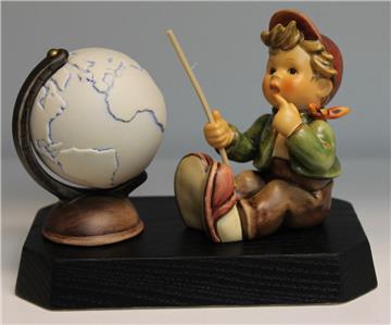 Goebel Hummel Figurine European Wanderer HUM 2060 TMK8 with Globe