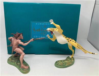 WDCC Disney Heroes & Heroines Untamed Tarzan vs. Sabor 127 / 750