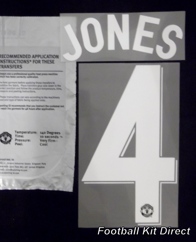 Manchester City Balotelli 45 Premier League Football Shirt Name Set 2007-12