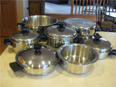 RENA WARE SET VINTAGE COOKWARE 13+ PIECES MADE IN USA 6 QT DUTCH OVEN ...