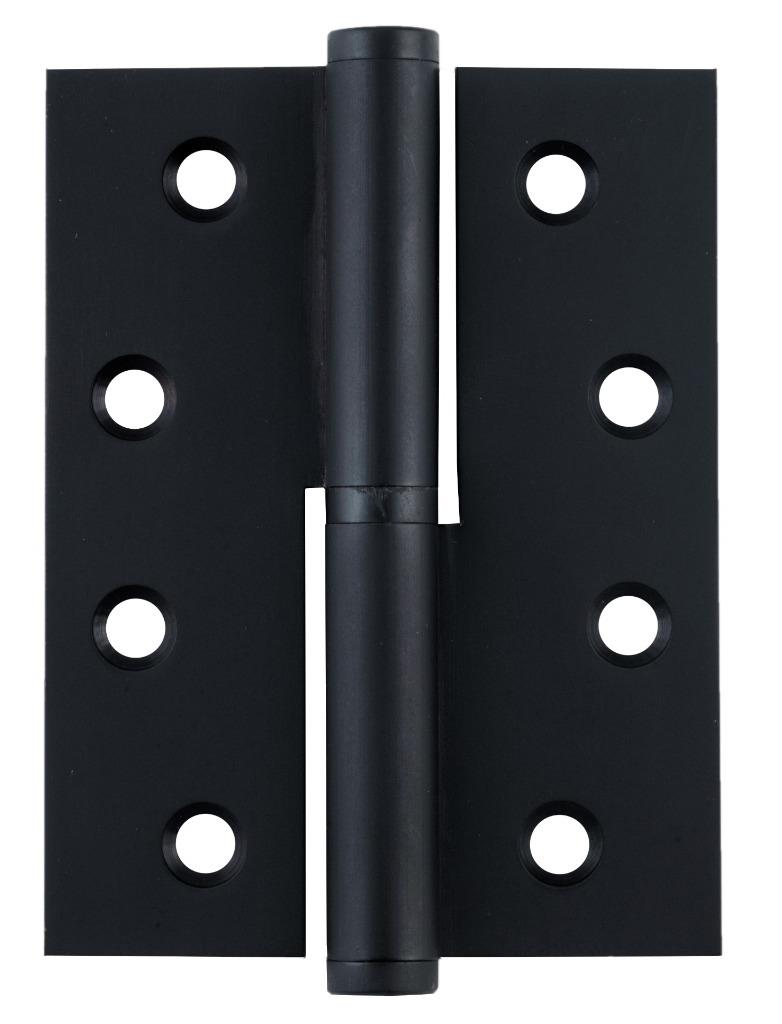 matt black lift off hinge,100 x 75 x 2.5 mm,left or right hand - Picture 3 of 4