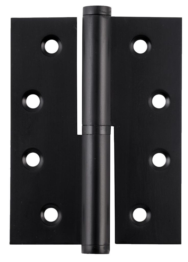 matt black lift off hinge,100 x 75 x 2.5 mm,left or right hand - Picture 4 of 4