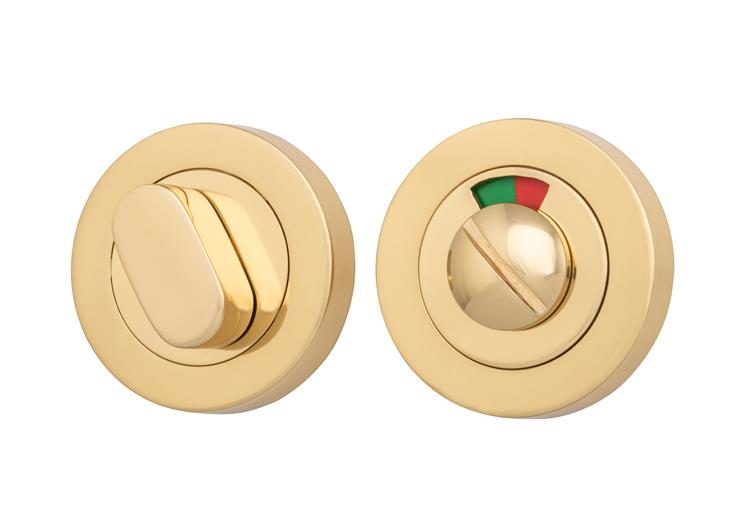 IVER round,concealed fix forged privacy turn,9 finishes indicator lock,52 mm - Picture 10 of 18
