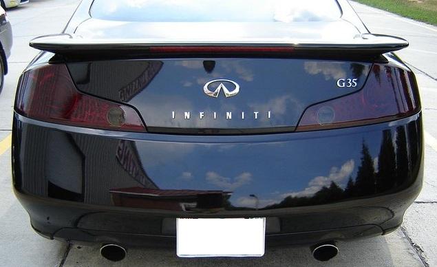 For 03 07 G35 Coupe Tail Light Precut Smoke Tint Overlays Ebay