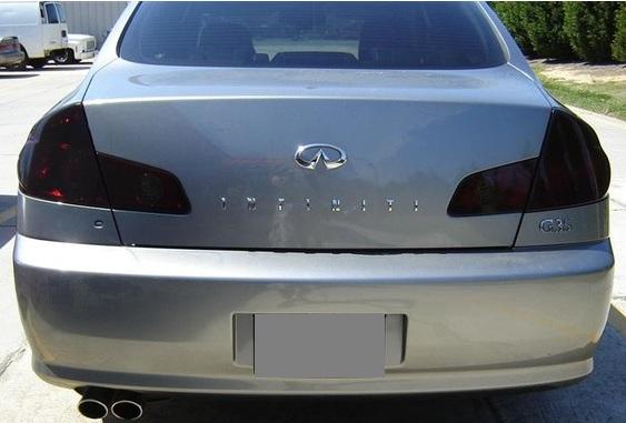 03 06 Precut Smoke Tint Cover Smoked Overlays For G35 Sedan Tail Ebay Image Hosting At Www Auctiva