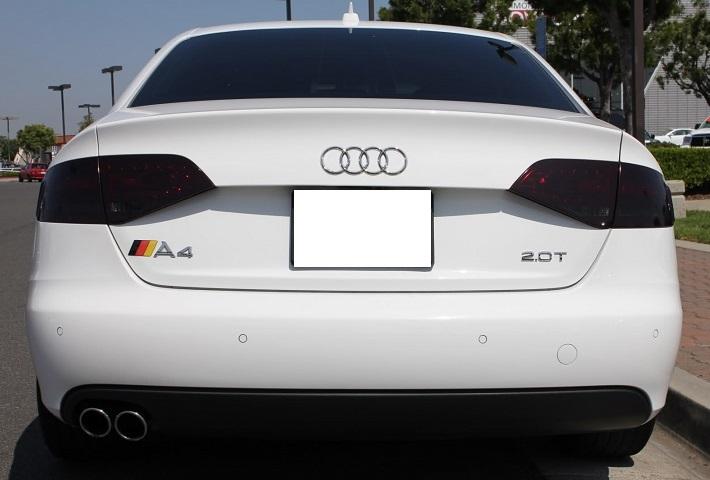 09 12 Audi A4 S4 Smoke Tail Light Precut Tint Cover Smoked Overlays Ebay