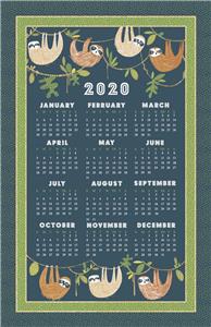 Ulster Weavers Seasonal 2022 Calendar Cotton Tea Towel Hare Bird Bee Xmas UKMADE