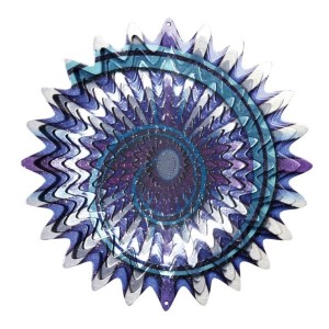 6.5/"16cm Designer SPLASH WIND SPINNER Hyper Cosmic Galactic Lunar Sunfire Garden