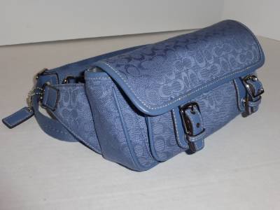 COACH Signature C BLUE JACQUARD WAIST BELT BAG Fanny Pack NEW! | eBay