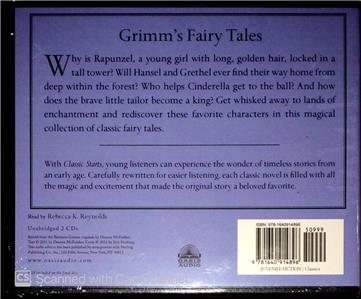 New GRIMM'S FAIRY TALES Brothers Grimm Classic Starts AUDIO