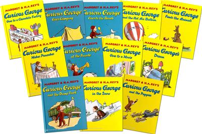 New CURIOUS GEORGE LIBRARY Set of 12 HC Classic Picture Books