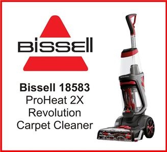 Bissell 18583 ProHeat 2X Revolution Heated Carpet Cleaner ...