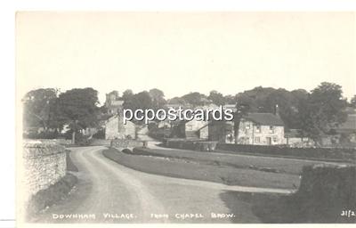 Downham Village from Chapel Brow Real Photo
