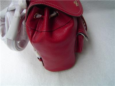 Coach Red Leather Pennie Backpack Coach | Bags | Coach Womens Pennie Pebble Leather Red  main image 2