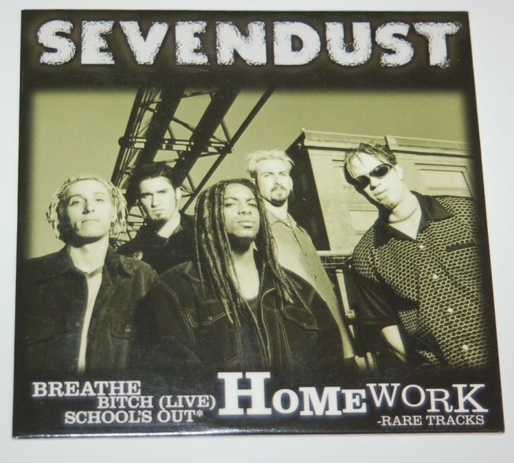 Sevendust Homework Breathe Bitch And School S Out 3 Track Rare Tvt Us Promo Cd Ebay