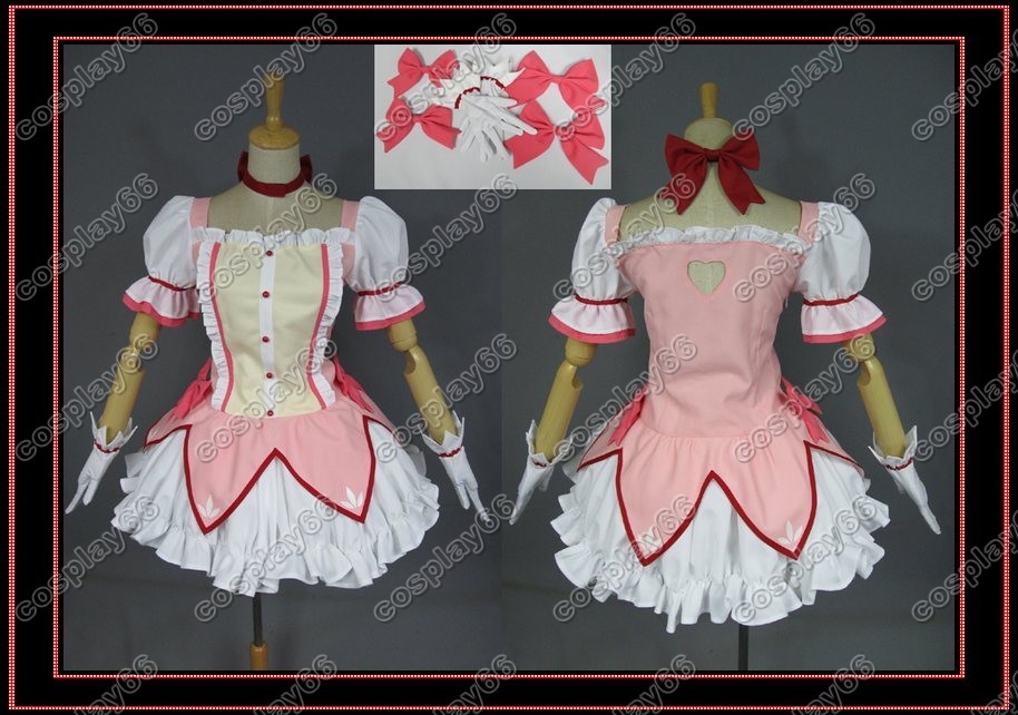 Puella Magi Madoka Magica Kaname Madoka Cosplay Costume | eBay
