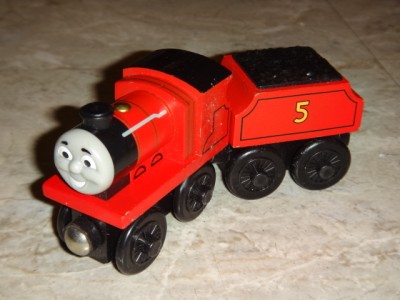 JAMES & TENDER Thomas & Friends Early Engineers Wooden Train, US Seller ...