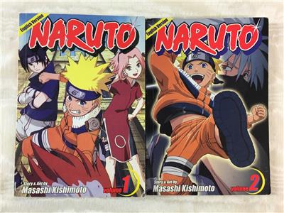 NARUTO Vol 1 & 2 English Version, LOOK! Different Covers,Masashi