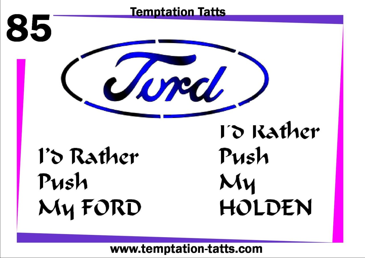 Ford temporary tattoos #5