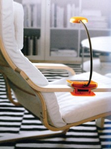 Paperback led light wedge panel book reading lamp