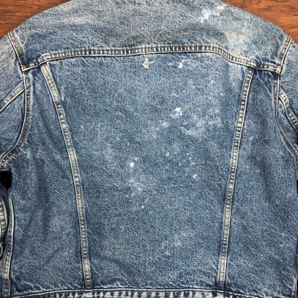 VINTAGE LEVIS BUFFALO PLAID LINED DENIM JEAN TRUCKER JACKET 46 70411 0816 USA | eBay