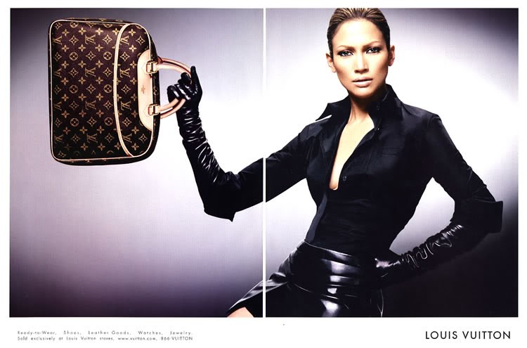 J Lo with Louis Vuitton Deauville Bag