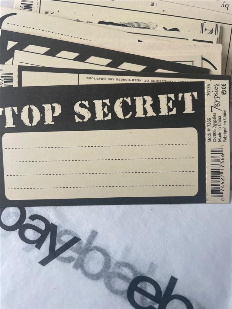 Neu Vintage 7 Zigeuner Karten Taschen Etiketten Verzierungen & Aufkleber kostenloser Versand USA - Bild 10 von 52