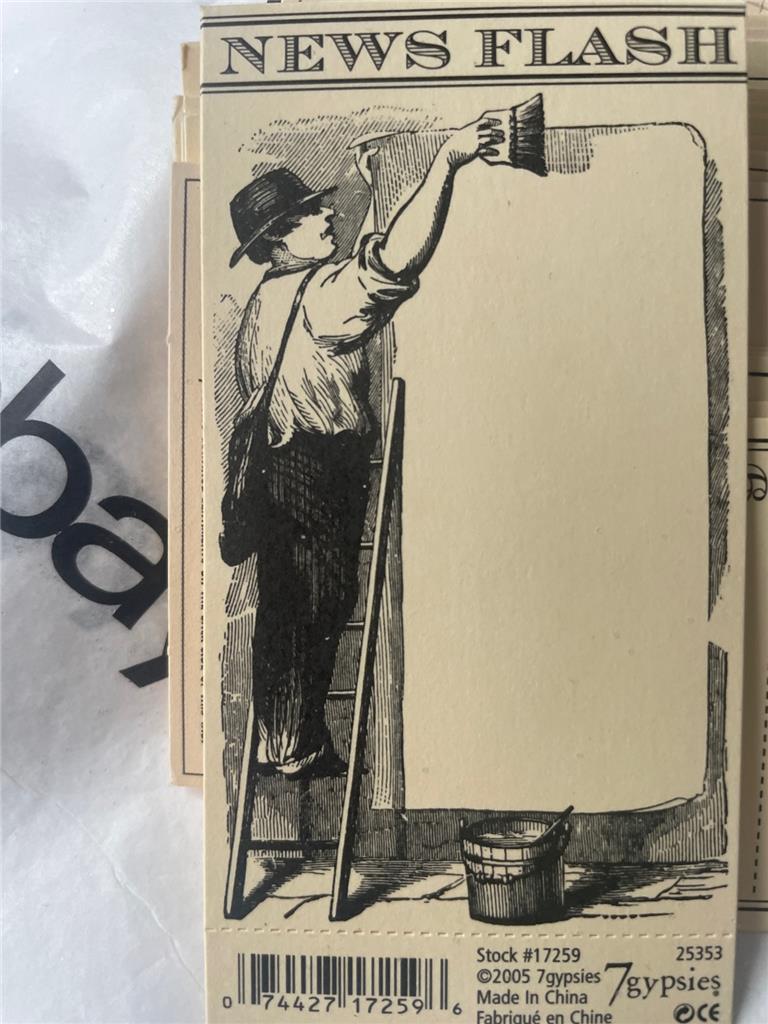 Neu Vintage 7 Zigeuner Karten Taschen Etiketten Verzierungen & Aufkleber kostenloser Versand USA - Bild 16 von 52