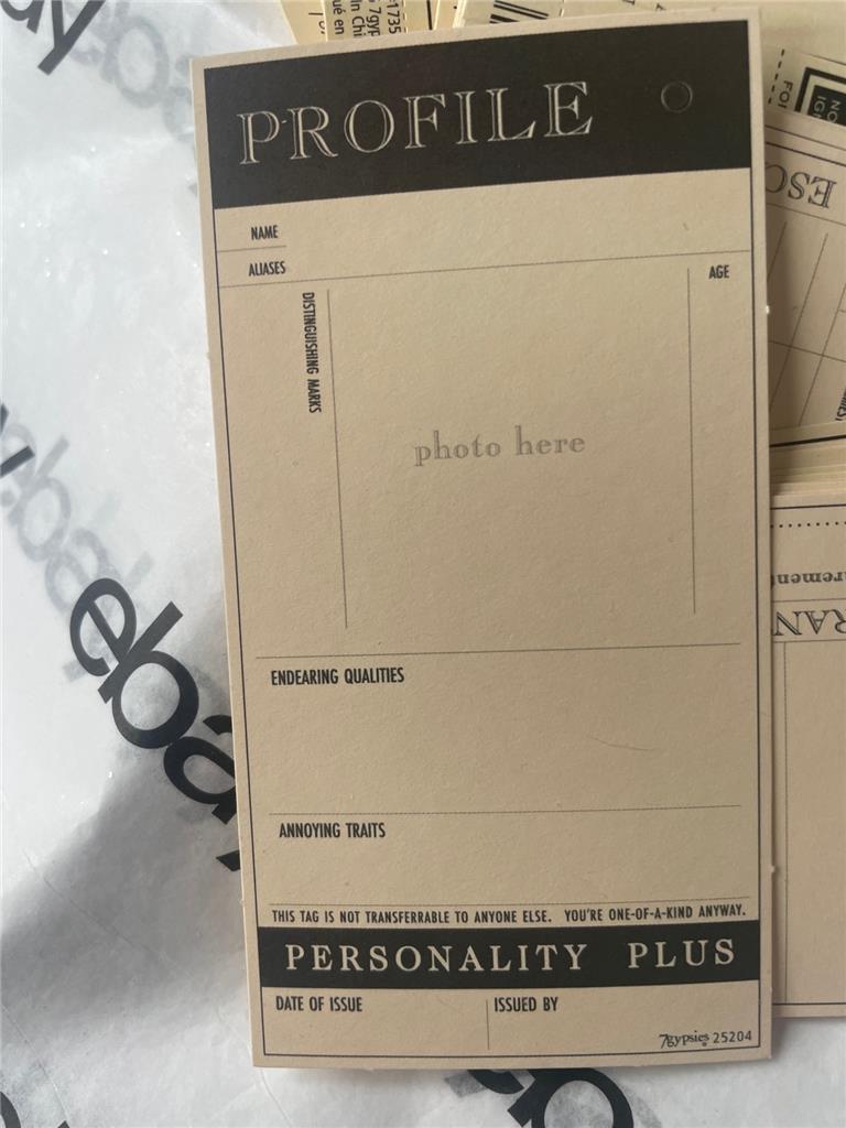 Neu Vintage 7 Zigeuner Karten Taschen Etiketten Verzierungen & Aufkleber kostenloser Versand USA - Bild 21 von 52