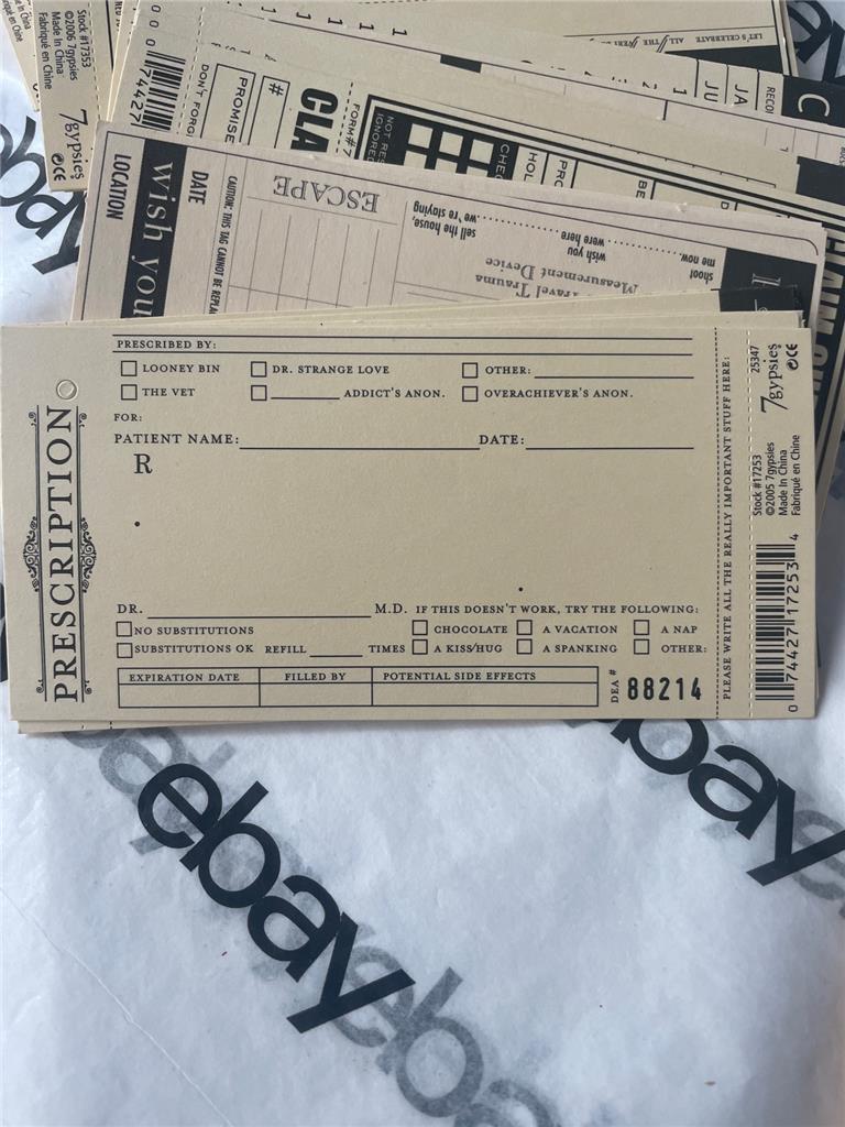 Neu Vintage 7 Zigeuner Karten Taschen Etiketten Verzierungen & Aufkleber kostenloser Versand USA - Bild 22 von 52