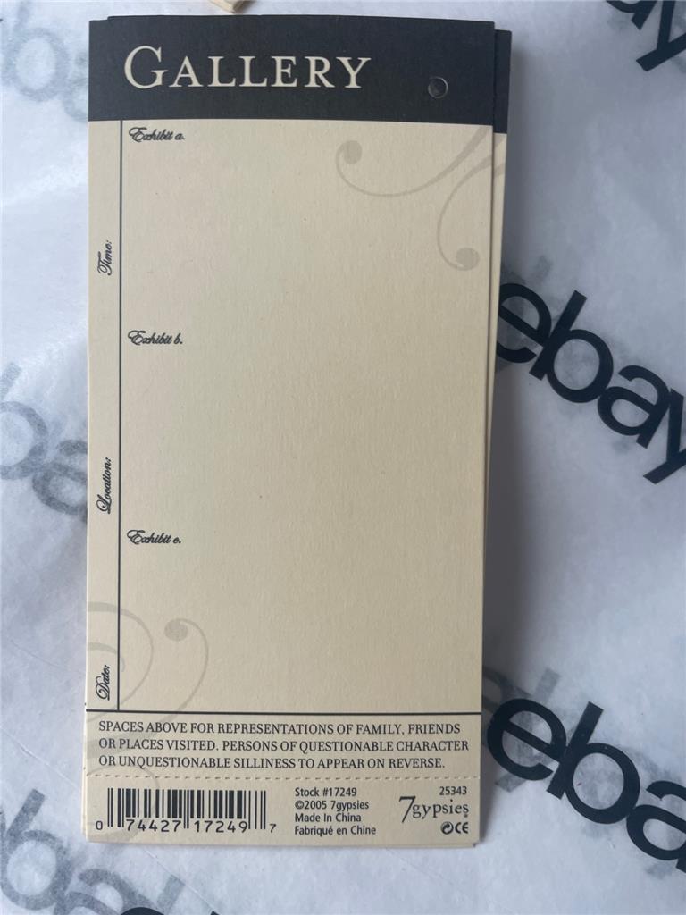 Neu Vintage 7 Zigeuner Karten Taschen Etiketten Verzierungen & Aufkleber kostenloser Versand USA - Bild 46 von 52