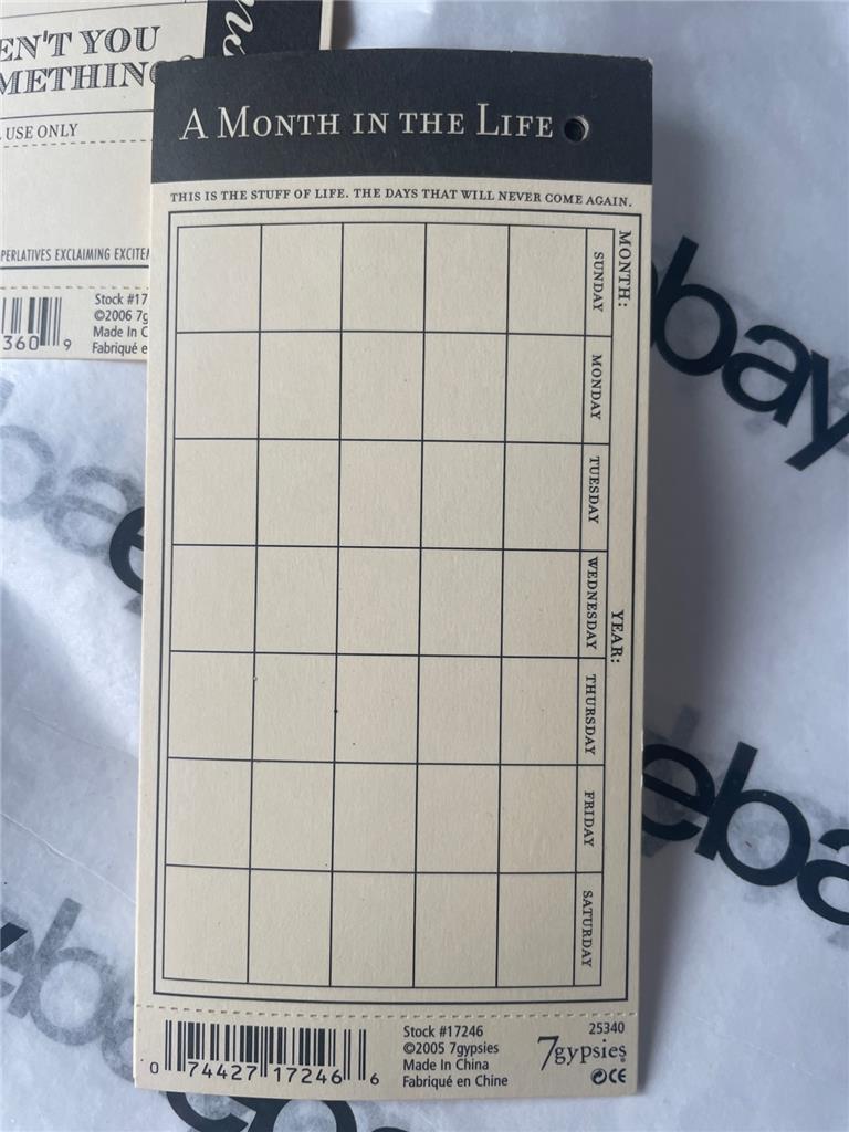 Neu Vintage 7 Zigeuner Karten Taschen Etiketten Verzierungen & Aufkleber kostenloser Versand USA - Bild 45 von 52