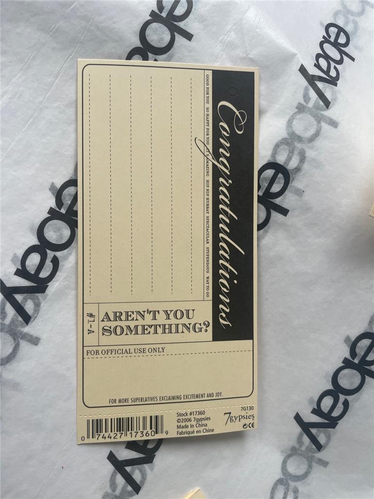 Neu Vintage 7 Zigeuner Karten Taschen Etiketten Verzierungen & Aufkleber kostenloser Versand USA - Bild 43 von 52