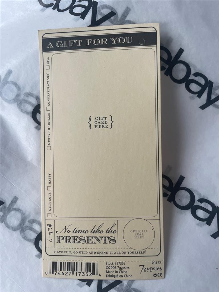 Neu Vintage 7 Zigeuner Karten Taschen Etiketten Verzierungen & Aufkleber kostenloser Versand USA - Bild 48 von 52